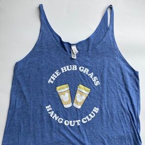 Butler & Co Disney-inspired blue "Hub Grass Hang Out" stringer tank